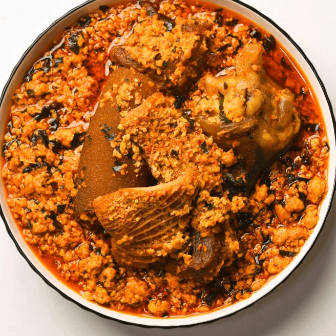 Egusi(w/assorted meat).