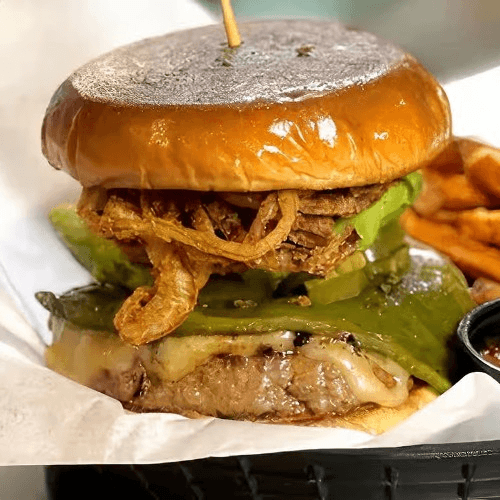 Green Chili Burger