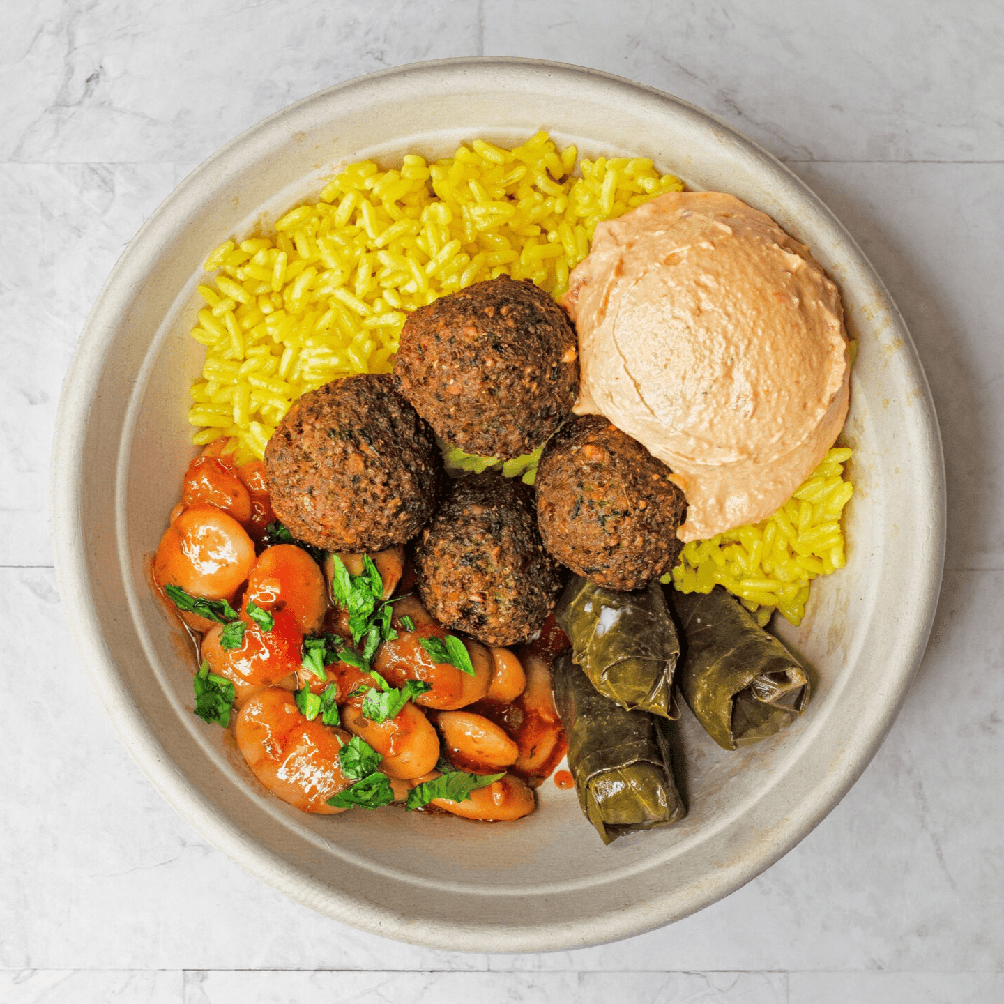 Vegan Falafel Bowl.