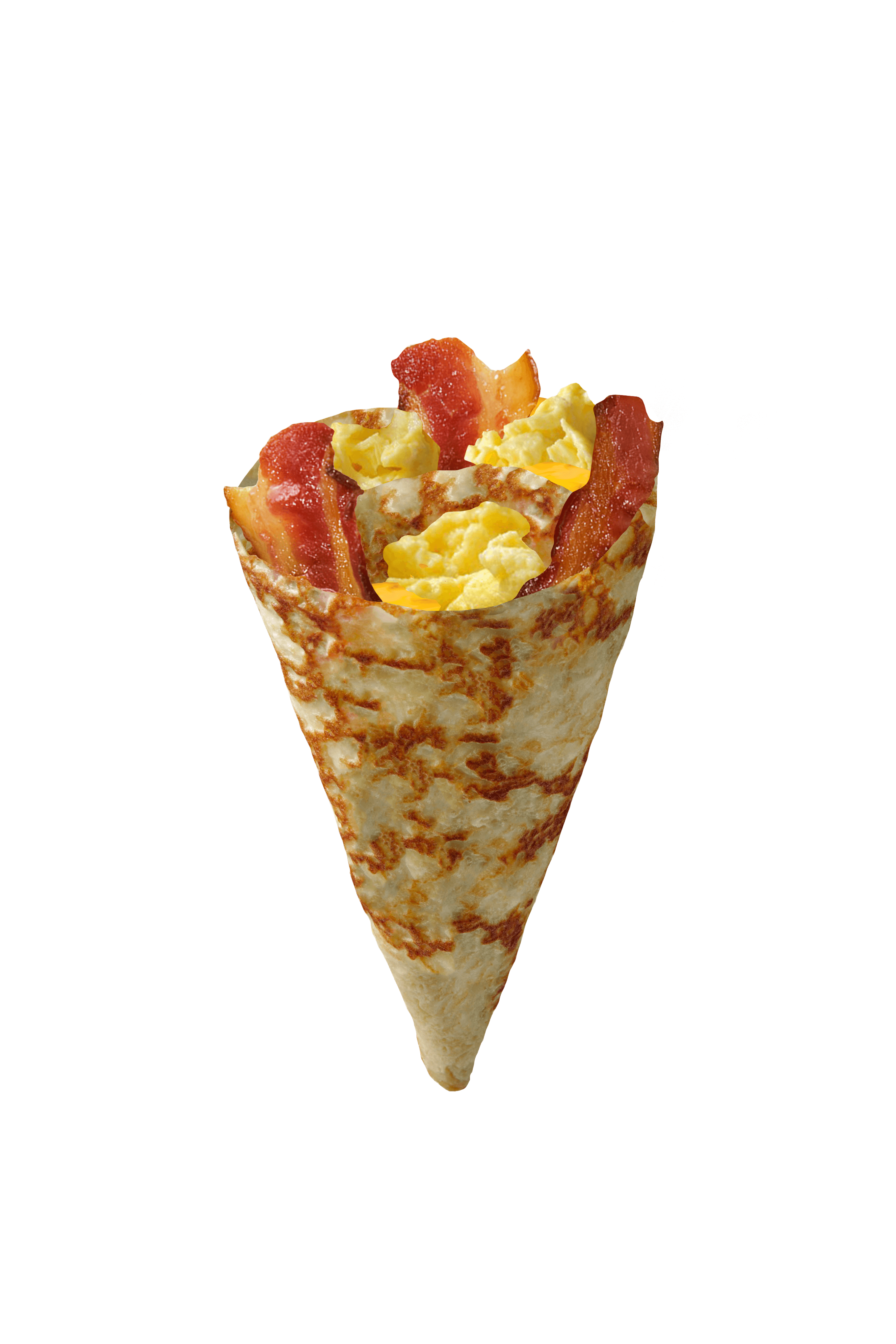 Bacon Egg & Cheese Crepe.