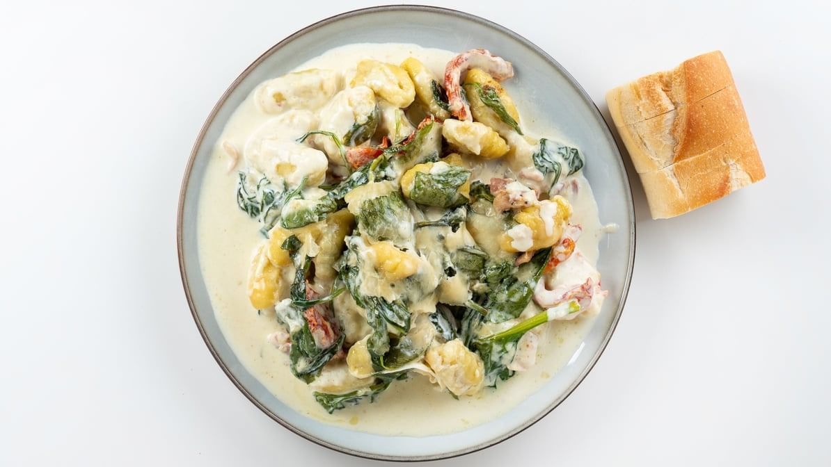 Creamy Tuscan Gnocchi.