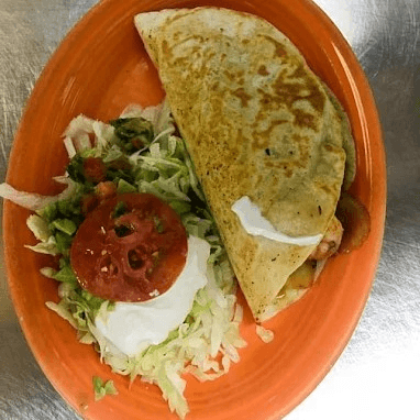 Large Fajita Quesadilla.