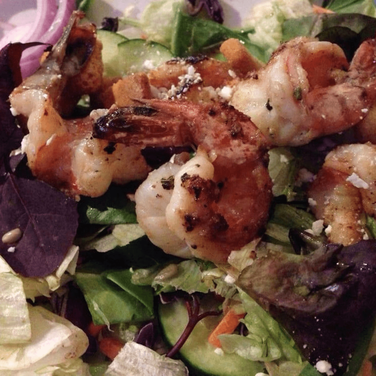Grilled Shrimp Salad.