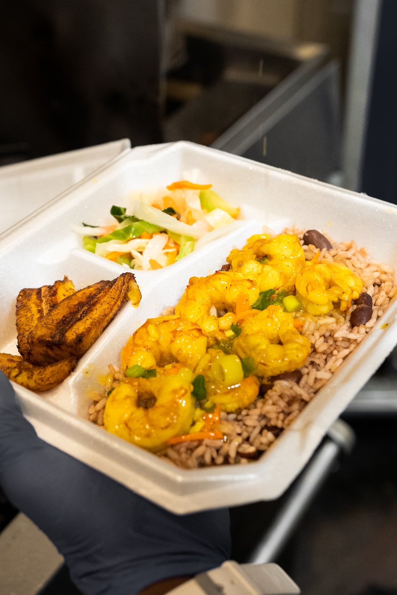 Curry Shrimp Entree.