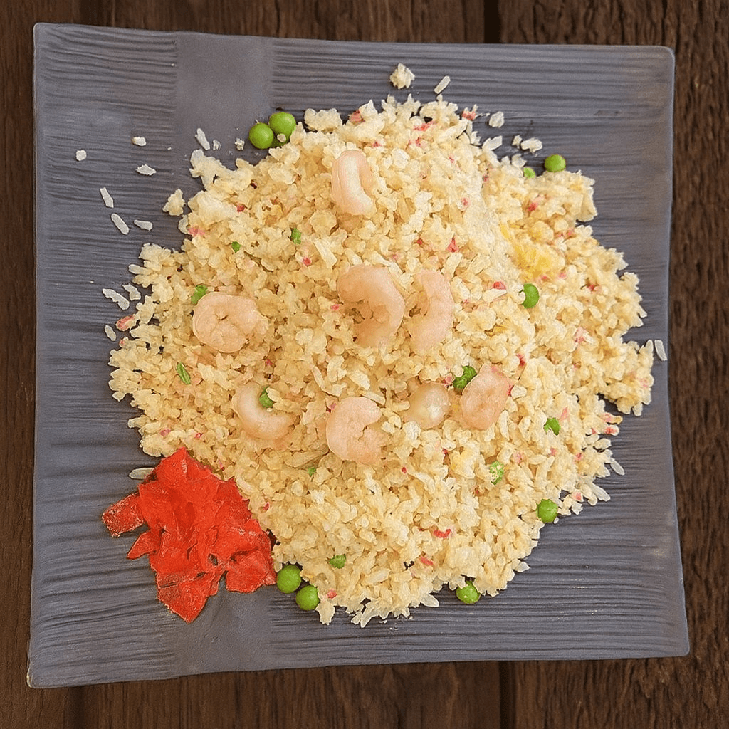 Mini Shrimp Fried Rice.