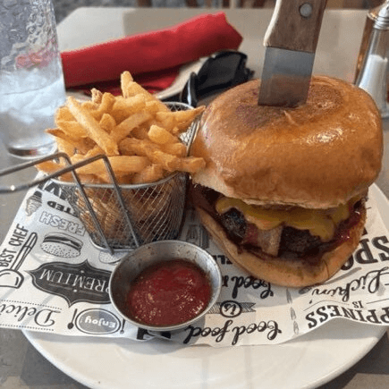 Sienna classic burger.