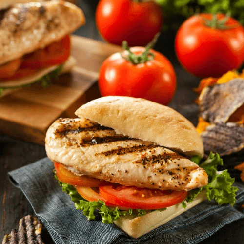 Grilled Chicken Sandwich.