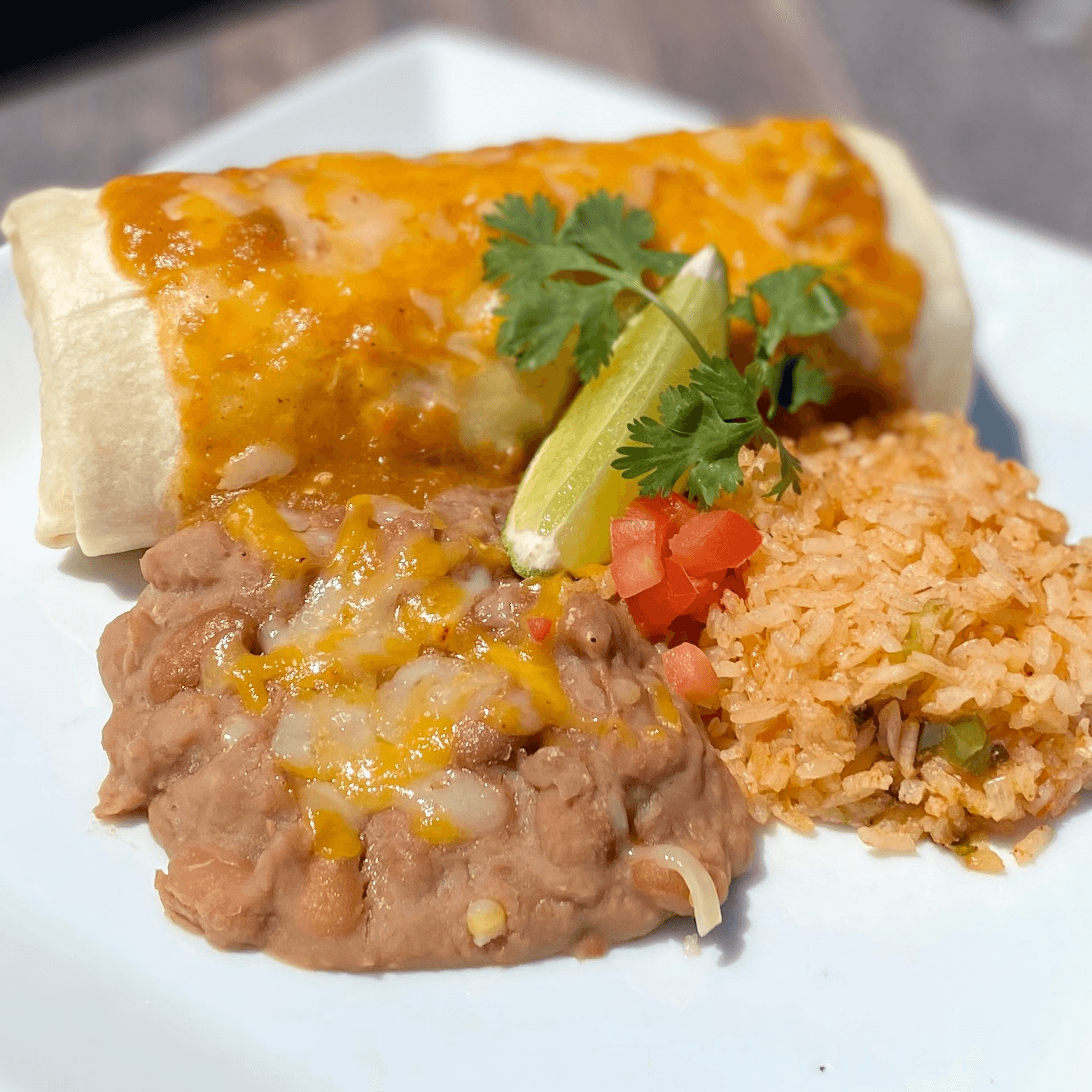 Burro Enchilada Style.