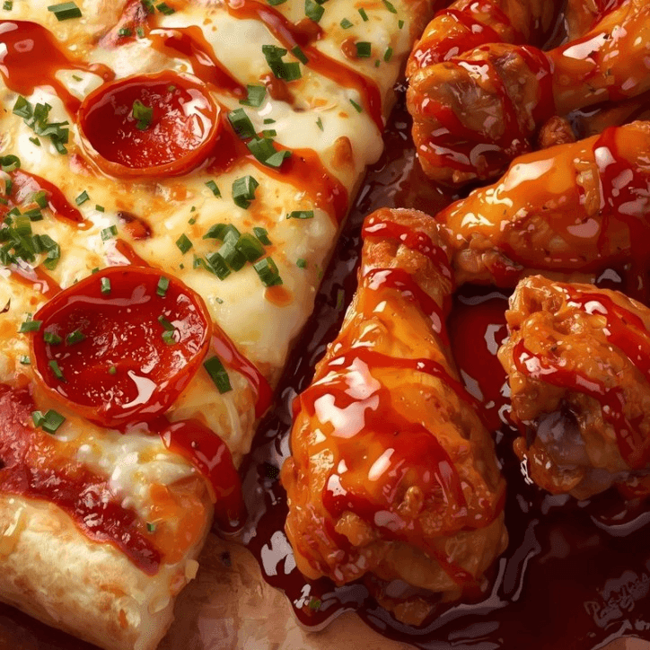 $1 Wings with any Specialty Pizza.