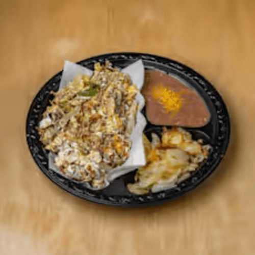 Machaca Breakfast Plate.