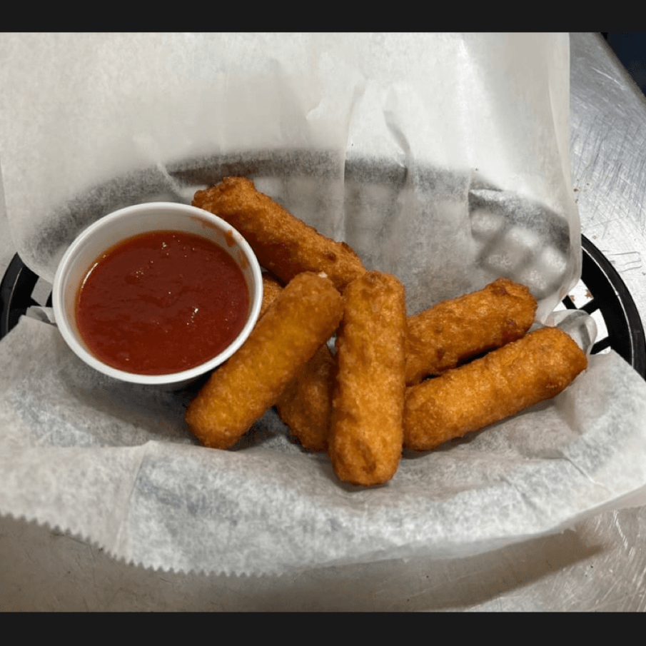 Mozzarella Sticks w/ Sauce.