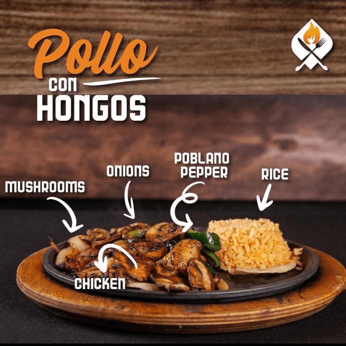 Pollo Con Hongos.