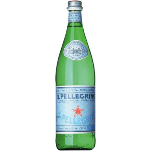 San Pellegrino Mineral Water.