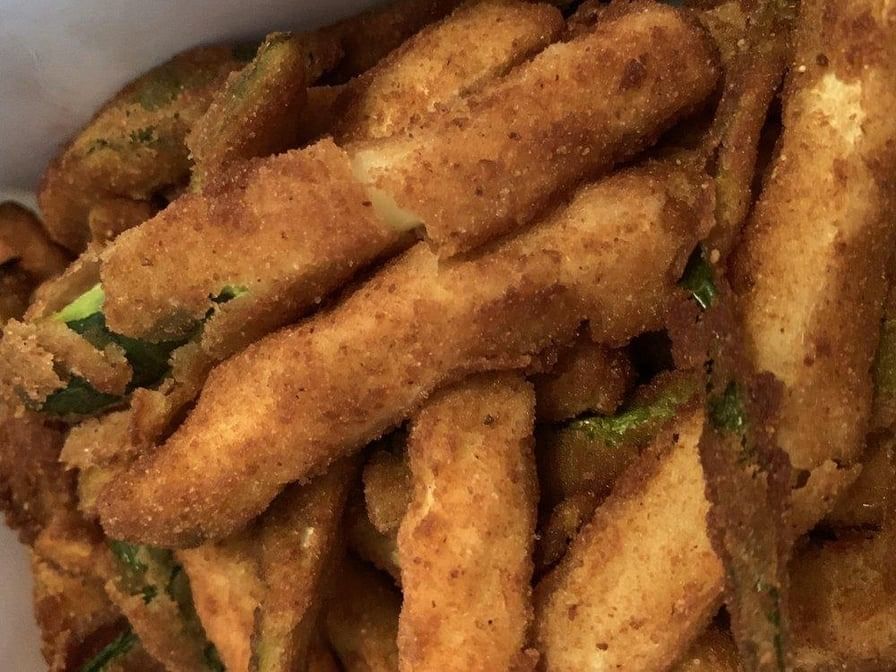Fried Zucchini Sticks.