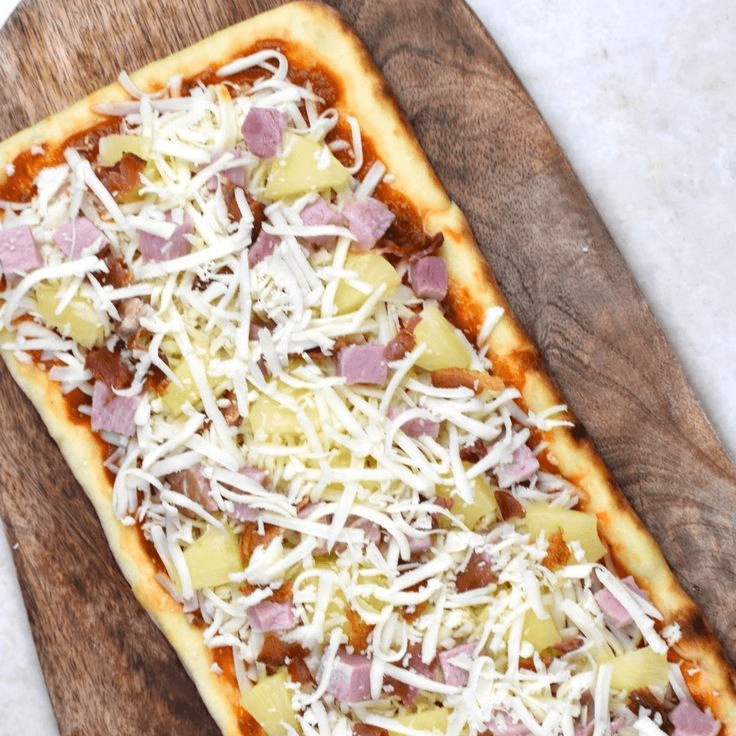 Hawaiian Pizza (Sicilian Style).