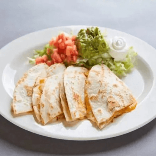 Veggie Quesadilla.