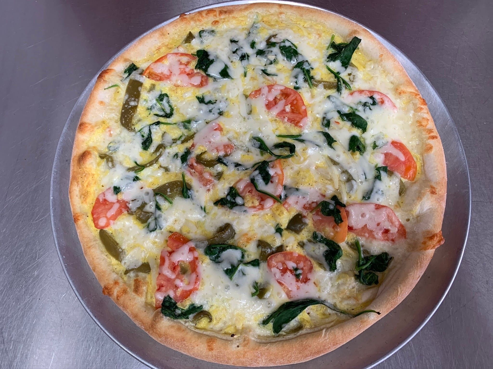 White Veggie Pizza (Large 16'').