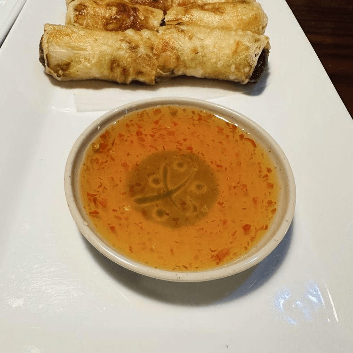 Lemongrass Egg Rolls.