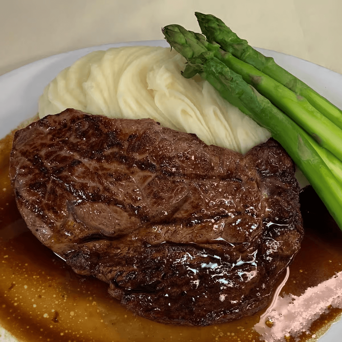 16 Oz Rib Eye Steak.