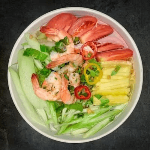 Canh Chua Cá (Tôm) - Open Field in the Sunset Soup.