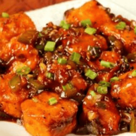 Paneer Manchurian.