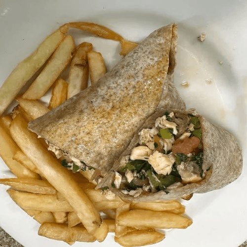 Roasted Salmon Wrap