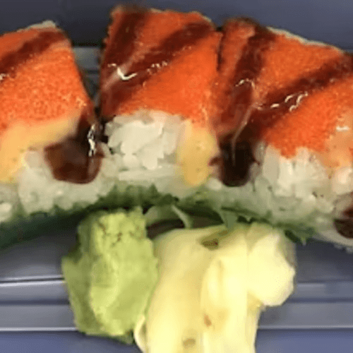 Screaming Specialty Sushi Roll.