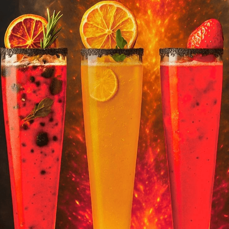 Citrus Punch - **Mocktail made with tequila zero proof**.