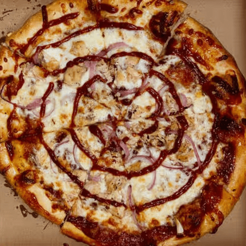 BBQ Chicken Pizza.