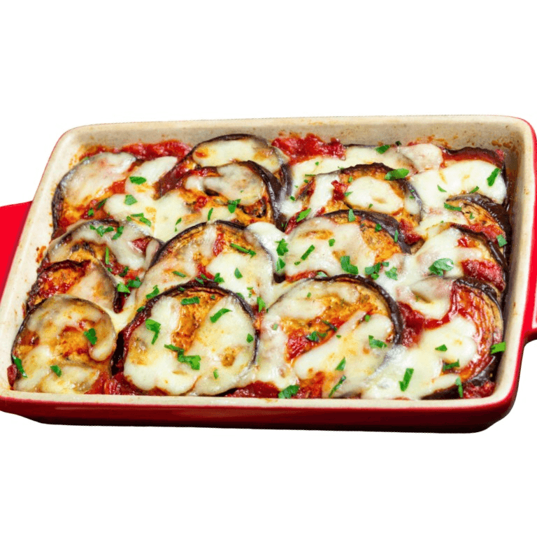 Eggplant Parmigiana.