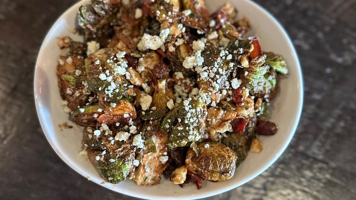 Fried Brussel Sprouts.