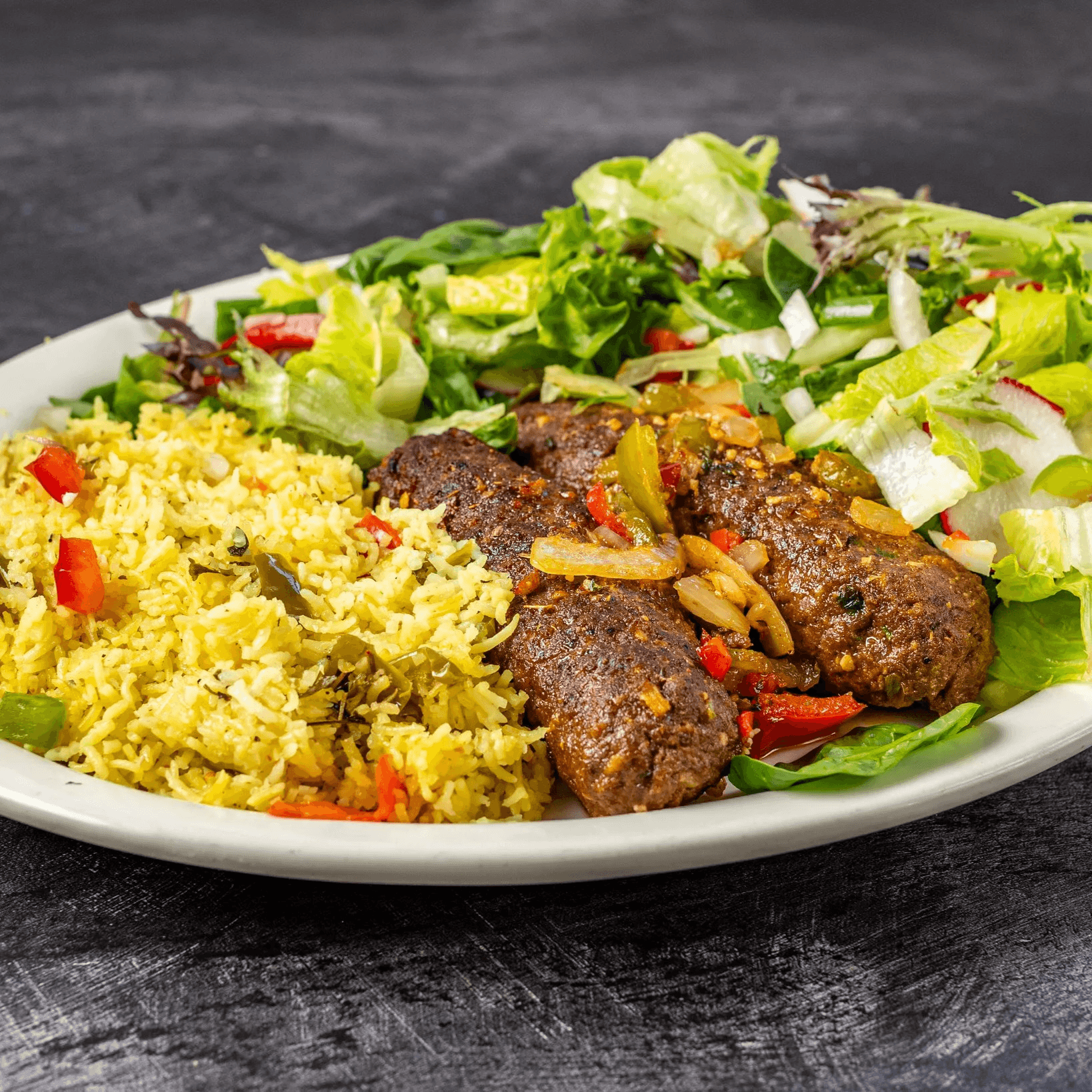 Sheesh Kebab Platter (TWO).