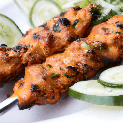 Chicken Seekh Kabab.