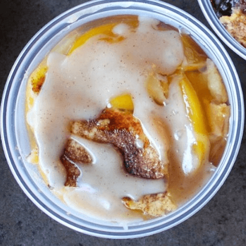 Peach Cobbler Pan.
