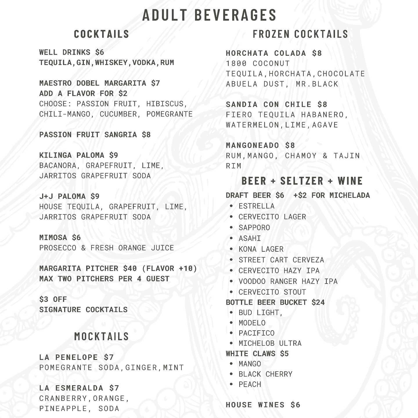 Happy Hour Drinks