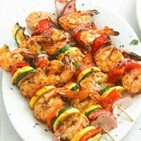 Shrimp Shish Kabob.