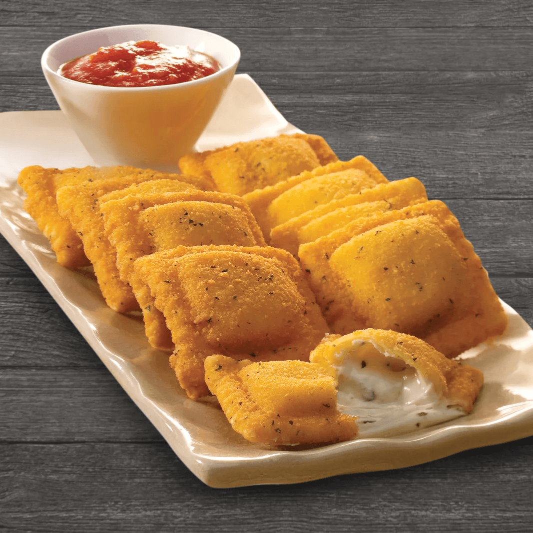 Toasted Cheese Ravioli.