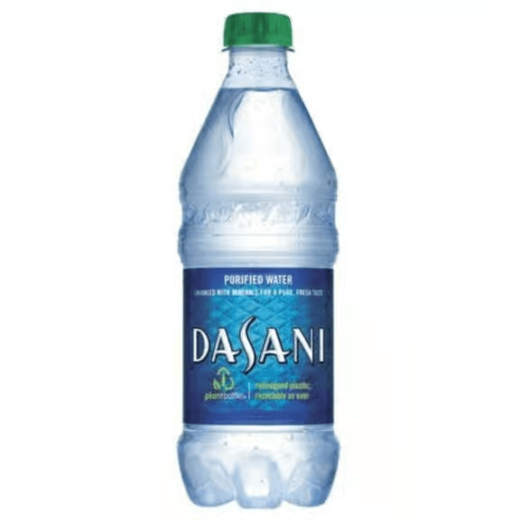 Dasani Bottled Water.