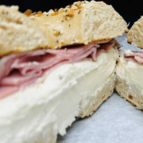 Ham & Cream Cheese Bagel 