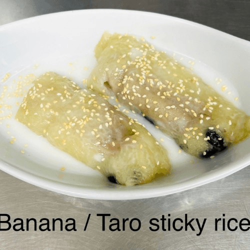 Taro Sticky Rice.