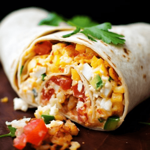 The Cheesy Bacon Wrap.