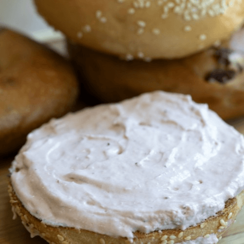 Bagel with Flavored Cream Cheese.