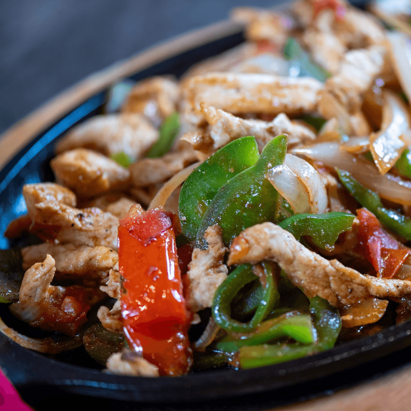 Chicken Fajitas.