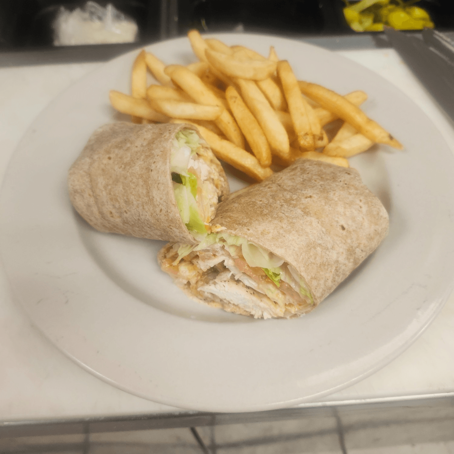 Chicken Caesar Wrap.