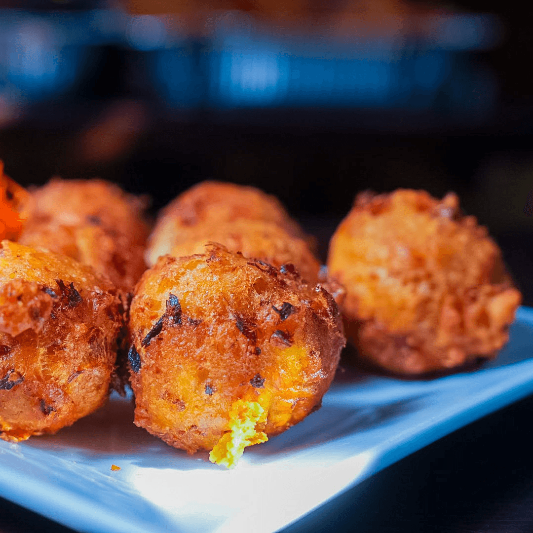 Codfish Fritters (serves 6).