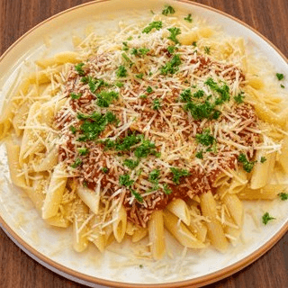 Pasta with Marinara Sauce Tray.