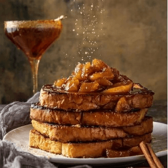 Peach Cobbler French Toast.