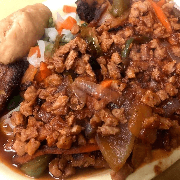 Brown Stew Soy (Vegan).