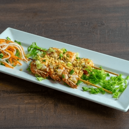 Ap12. Grilled Garlic & Herb Shrimp.