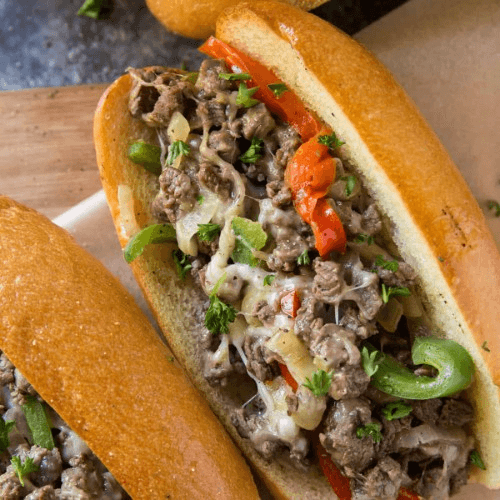 Spicy Chicken Cheese Steak.